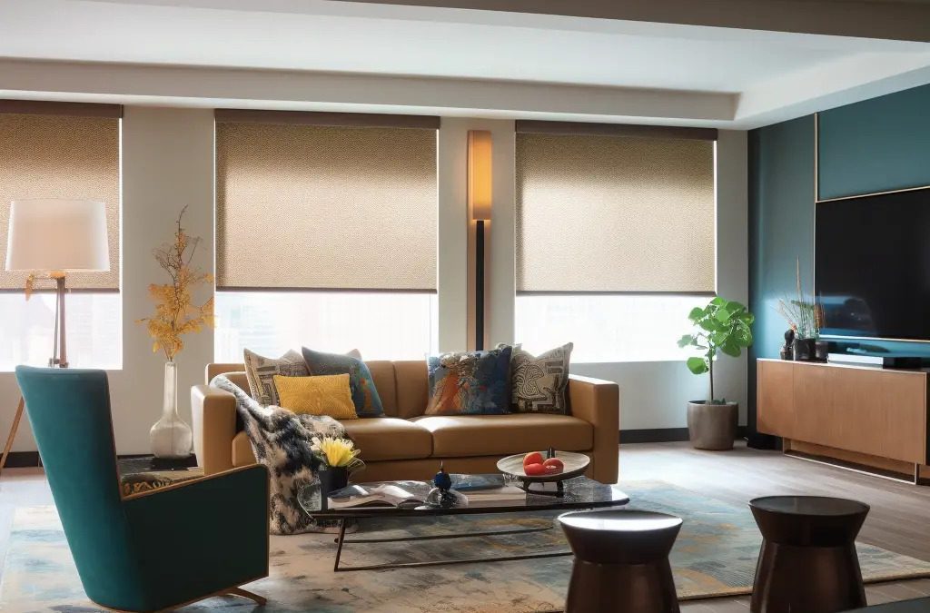 Living Room Roller Shades – Elegant Window Fashions