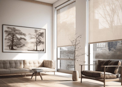 Modern Room Roller Shades – Elegant Window Fashions